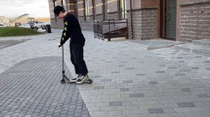 Простые и стильные трюки на самокате | фибл | смит | фифти |  обучалка