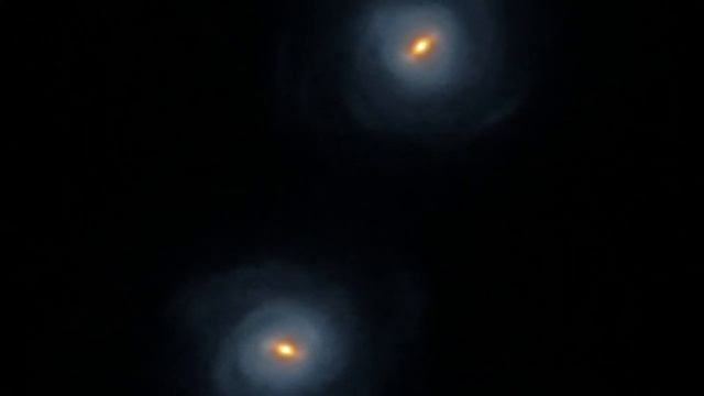 Galaxy merger (N-body simulation) смотреть онлайн