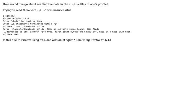 Reading the \*.sqlite files stored in the firefox profile (2 Solutions!!) смотреть онлайн