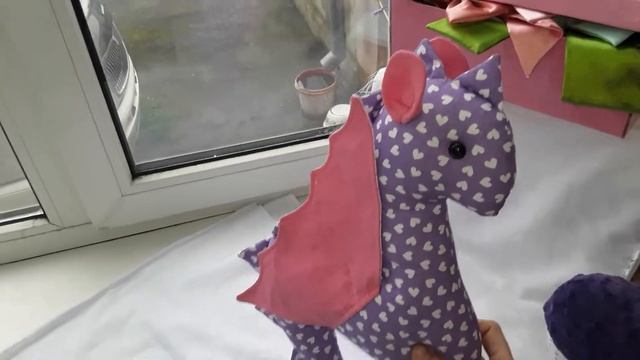 Мягкая игрушка дракон, игрушка для девочки. смотреть онлайн