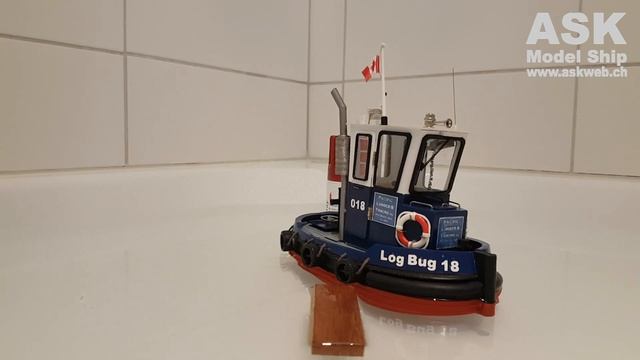 RC Boat - Mini Tug/Boom Boat "Log Bug 18" смотреть онлайн