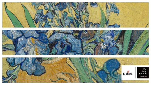 Royal Talens x Van Gogh Museum | Акварельные маркеры Ecoline | «Ирисы» Ван Гога смотреть онлайн
