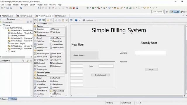 Login Form with Database in Java Swing/SWT/AWT/Windows Builder Part 5 - Intact Abode смотреть онлайн