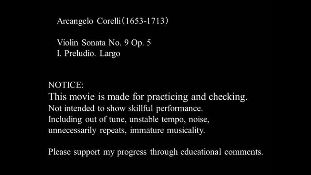 Corelli violin sonata op.5-9 1 Preludio 201124 смотреть онлайн