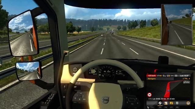 ETS2 #1 Primul videoclip cu o cursa scurta смотреть онлайн