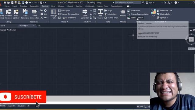 AutoCAD MECHANICAL Desde CERO (INTERFAZ DEL MENU CONTENT) смотреть онлайн