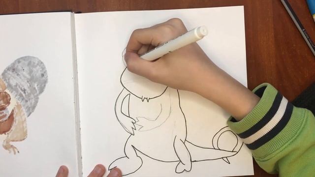 Как рисовать хамелеона на бумаге рисование хамелеона смотреть онлайн