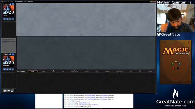 3/4/15: Jeskai (UWR) Geist vs Affinity - Round 1 - Modern MTG смотреть онлайн