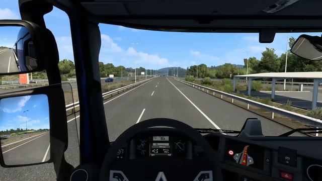 Euro truck simulator 2 | А-корунья—О-Барко-де-Вальдеоррас | Знаменитый испанский карьер смотреть онлайн