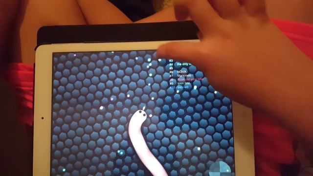 I'm in 1st place in Slither.io!!!! on iPad Air Slitherio смотреть онлайн
