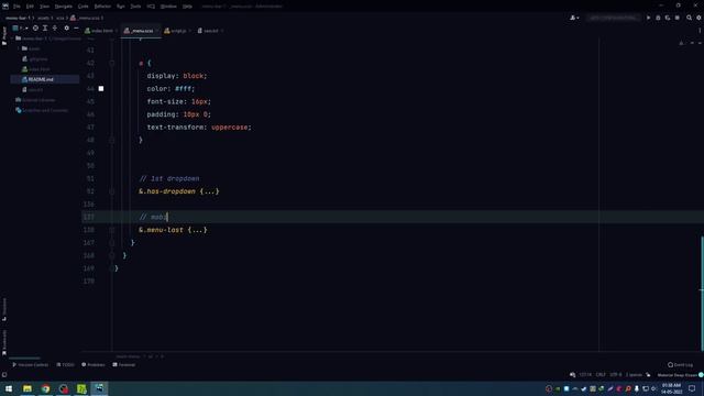 Class 4 - Menu Bar | Multi Level Dropdown Menu | Mega Menu смотреть онлайн