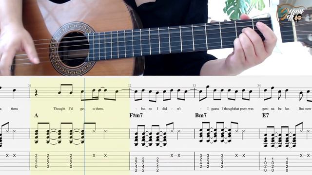 GUITAR TABS! prom dress (mxmtoon) смотреть онлайн