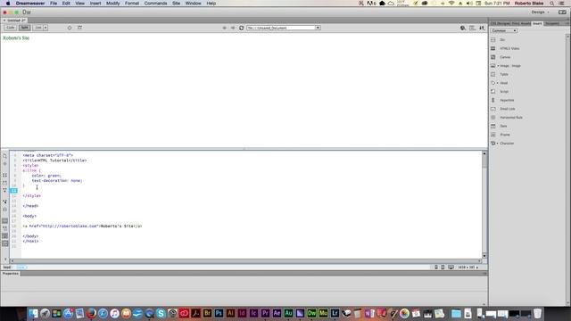 Web Design Tutorial Changing HTML Link Color смотреть онлайн