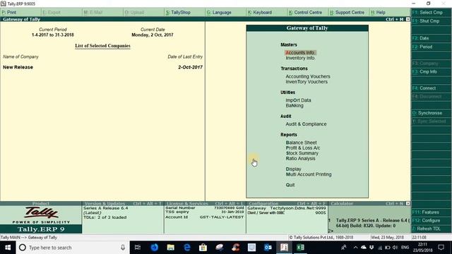 Tally.ERP 9 ODBC feature, error & solution - ATech (Hindi) смотреть онлайн