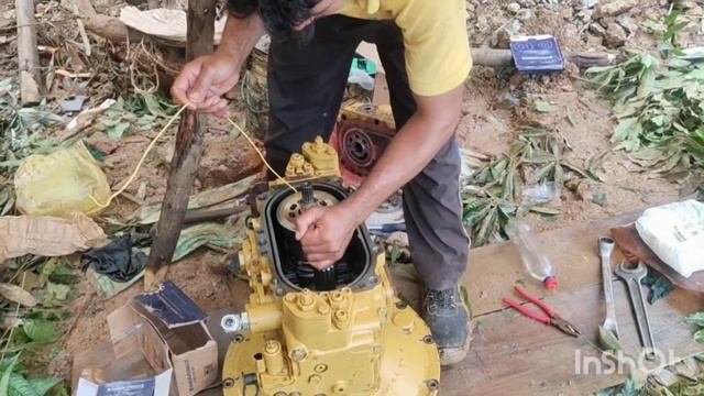 Repair of hydraulic pump of cat 320 d2 смотреть онлайн