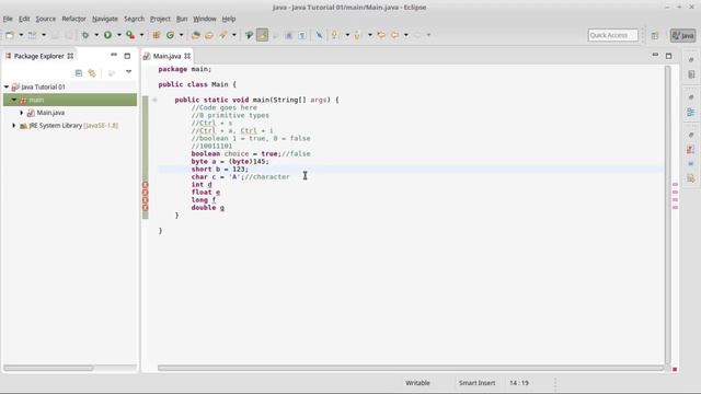 Java Basics | #1 - Variables and Data Types смотреть онлайн