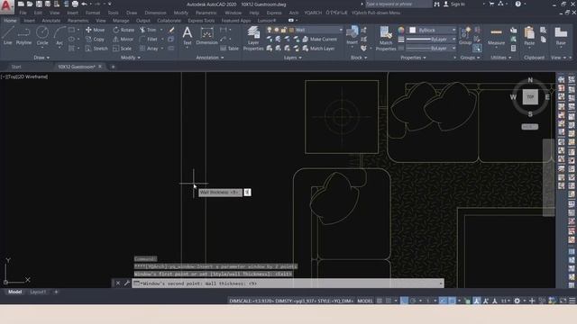 YQ Arch Plugin in AutoCAD: Plane Window/Door Part 02 Tutorial | Yqarch Plugin Autocad смотреть онлайн