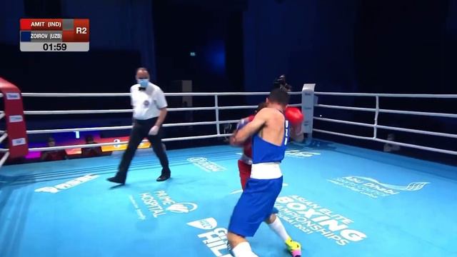 Shakhobidin Zoirov (UZB) vs. Amit Panghal (IND) Asian Championships 2021 Final (52kg) смотреть онлайн