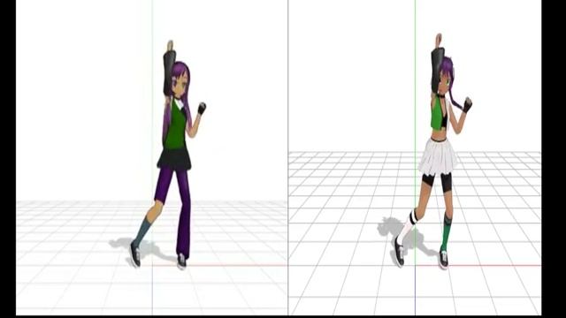 [MMD] Sumire Jiyuune - Side By Side Groovy Dancing смотреть онлайн