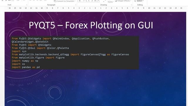 Plot Forex data in GUI using PyQT5 Python, Embed Matplotlib смотреть онлайн