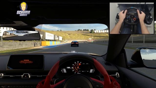 Gran Turismo Sport - GR Supra RZ - Realistic Driving (Steering Wheel + Shifter)Logitech g29 Gamepla смотреть онлайн