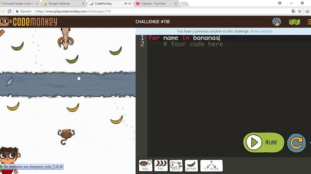 play code monkey 116 - 117 - 118 - 119 - 120 challenge level смотреть онлайн