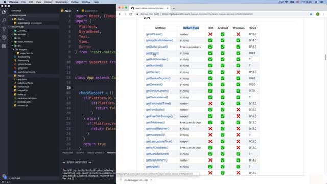 42 Device info 3rd party library || React native for beginner to advance full course смотреть онлайн
