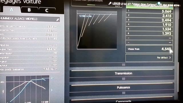 GT6 réglages:LEXUS LF-LC GT "Vision Gran turismo смотреть онлайн