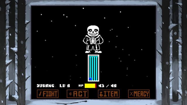 [self-made/open-source] Disbelief Prequel Snowdin Encounter Sans Fight Finished!