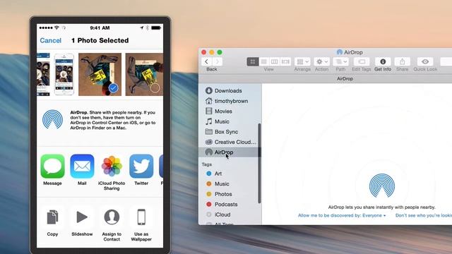 AirDrop For The Mac And IOS