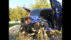 Установка задних подкрылок на Honda HRV