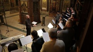 Осанна в вышних. Репетиция хора Сретенского монастыря (720p)