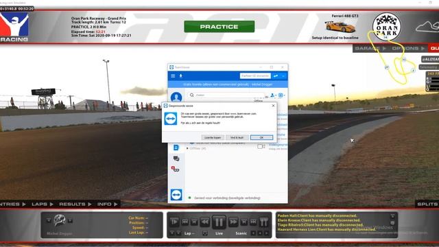 IRacing - Ferrari 488 GT3 - Long Beach Street Circuit