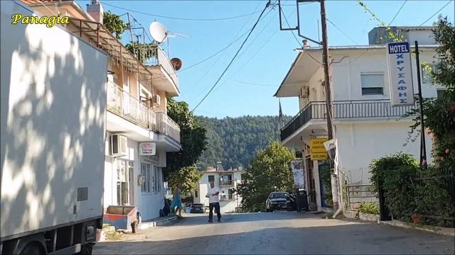 PANAGIA - Village with interesting history - Thassos, Greece смотреть онлайн