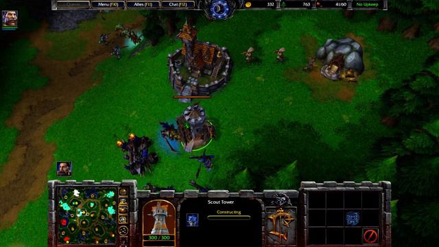 Warcraft III - Human 4V4 #1 смотреть онлайн