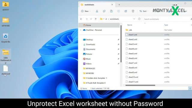 EASILY UNLOCK Protected Excel Sheets WITHOUT Password #excel #montyexcel смотреть онлайн
