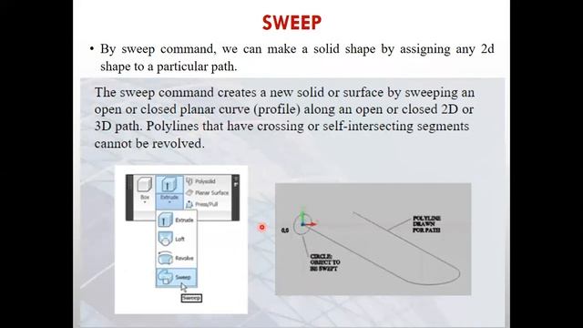 Extrude/Revolve/Sweep in AutoCAD-2007 | 2D to 3D | Lec 8 | Week 9 | Theory смотреть онлайн