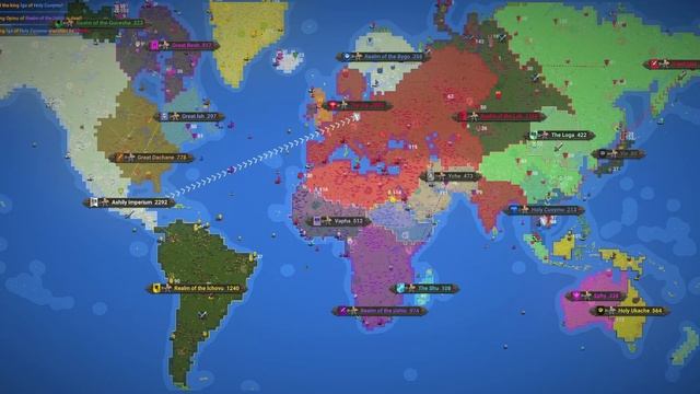8000 Years of Resettlement in 8 Minutes - WorldBox Timelapse смотреть онлайн