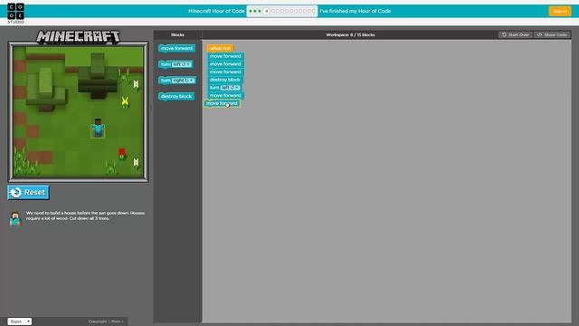 Minecraft: Hour Of Code - Learn to Code with Minecraft смотреть онлайн
