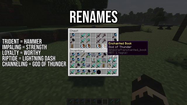 Minecraft: Fortnite Mjolnir Trident Resource Pack [JAVA EDITION] смотреть онлайн