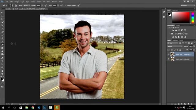 How To Blur Background in Photoshop - DSLR Style смотреть онлайн