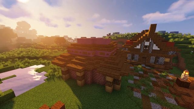 Средневековый ГОРОД в Майнкрафт! | Как Построить Средневековые Дома? | Minecraft Постройки смотреть онлайн