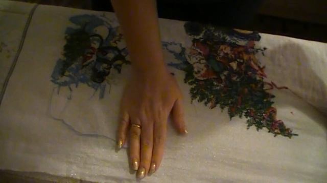 Глажу вышивку, или чем заняться в выходной!!!))) смотреть онлайн