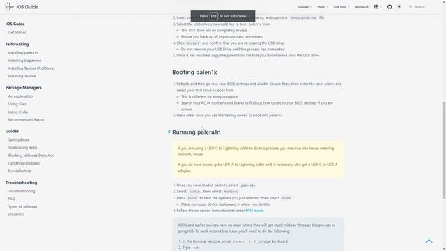 Palera1n Jailbreak IOS From 15.0 To 16.7.2 On Windows Using USB смотреть онлайн