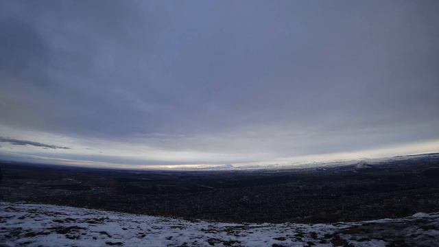 View from Mashuk to Caucasian ridge / Вид на Кавказский хребет с Машука 25.12.17 смотреть онлайн
