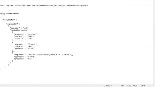 How to Retrieve Boomi Audit Log for Manual Atom restarts смотреть онлайн