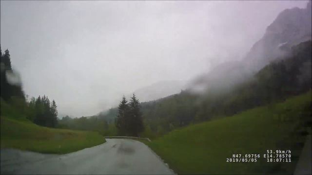 По Европе на авто (ч.12.2.) Die Straße von Großreifling nach Palfau смотреть онлайн