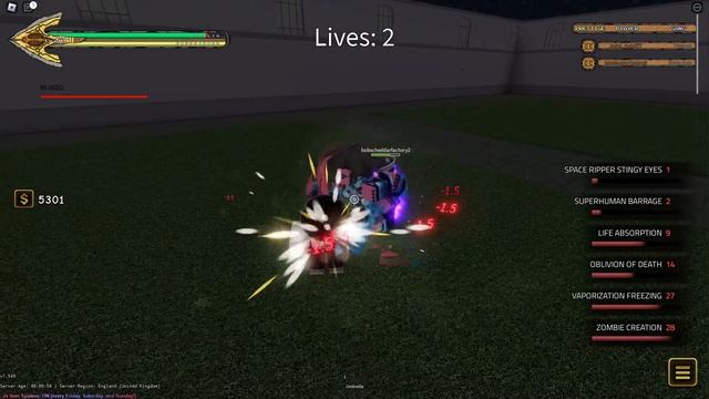 [ YBA ] Вампиризм В ЮБЕ | Обнова В ЙБА И Реворк Вампа