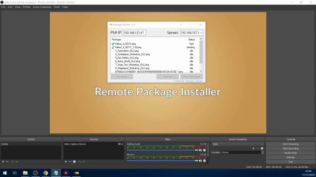 PS4 Package Sender Release/Tutorial смотреть онлайн
