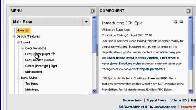 JSN PowerAdmin Quick Tour | Joomla Extension Video смотреть онлайн
